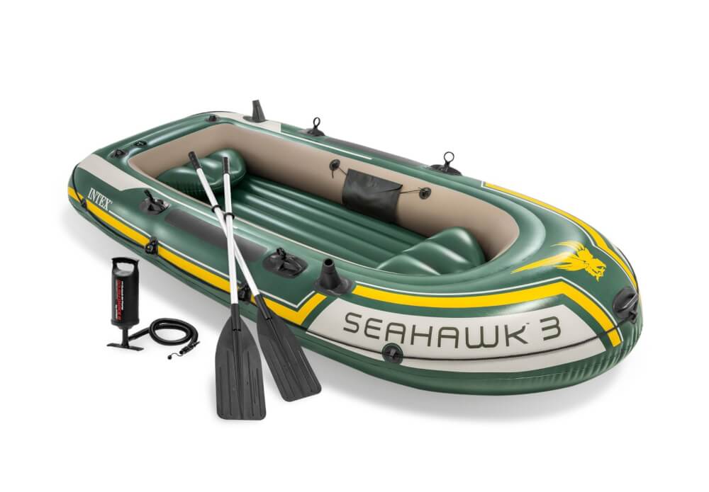 เรือยาง INTEX รุ่น SEAHAWK 3 นั่งได้ 3 ท่าน  อุปกรณ์ครบพร้อมปั๊มสูบลม_11